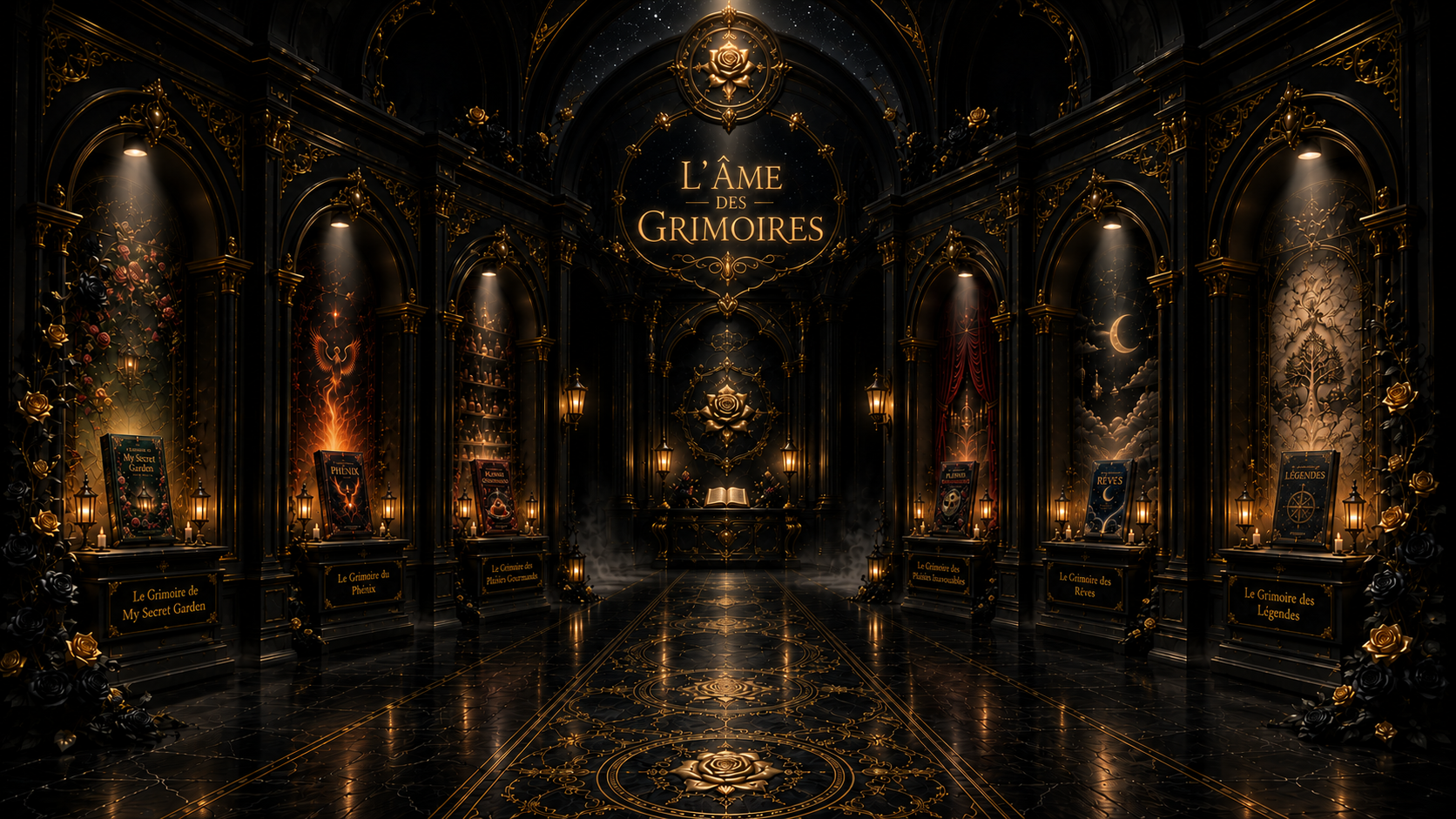 La salle de L’Âme des Grimoires