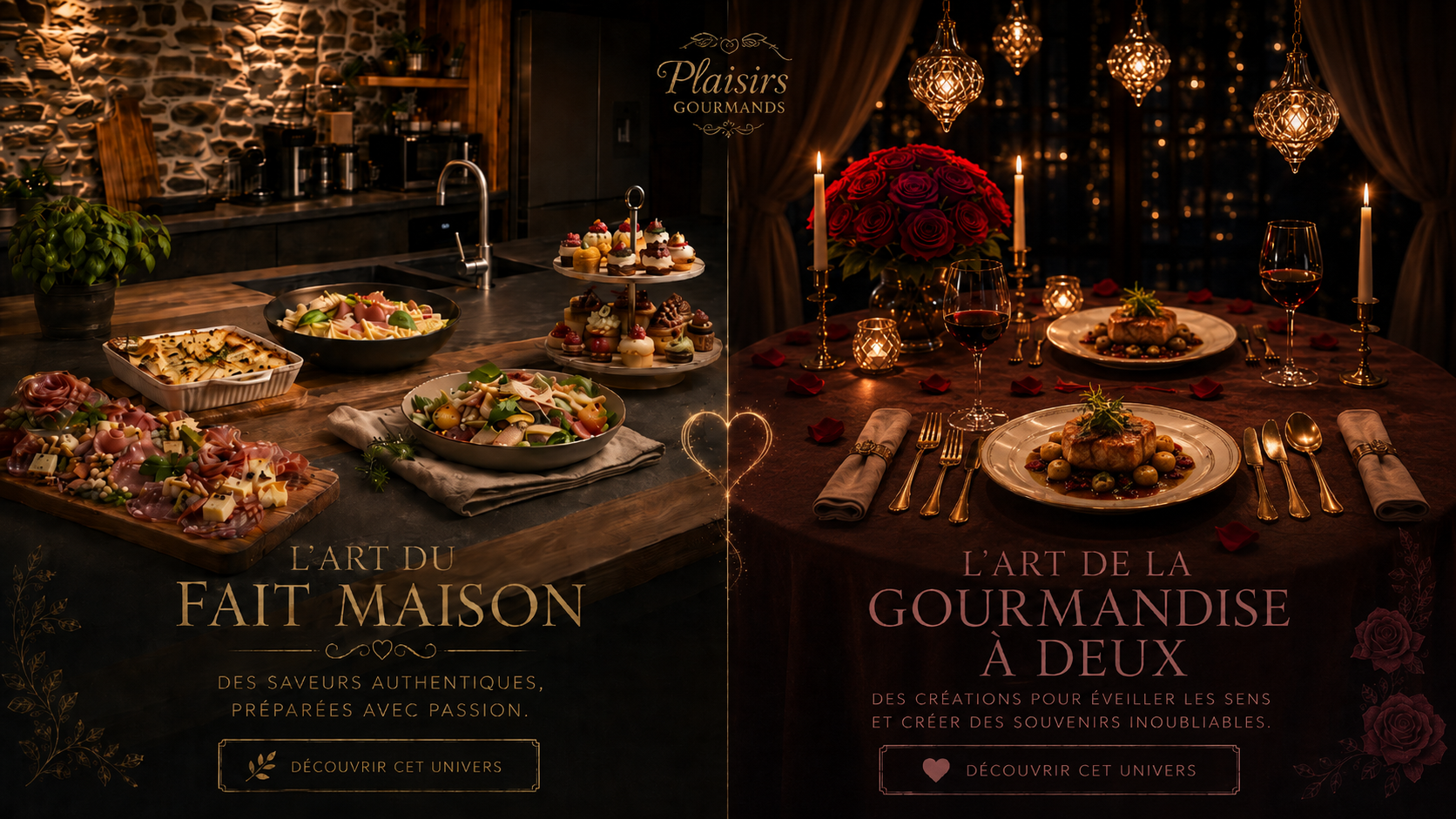 Choix entre L’Art du Fait Maison et L’Art de la Gourmandise à Deux